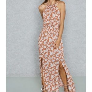 NWT Forever 21 Floral Maxi Dress XL Boho Festival
